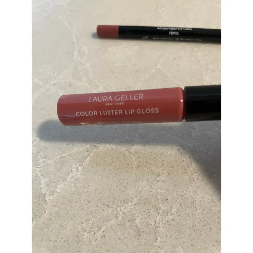Laura Geller lip set red shades lipstick liquid lip and lip liner trio new lot 3